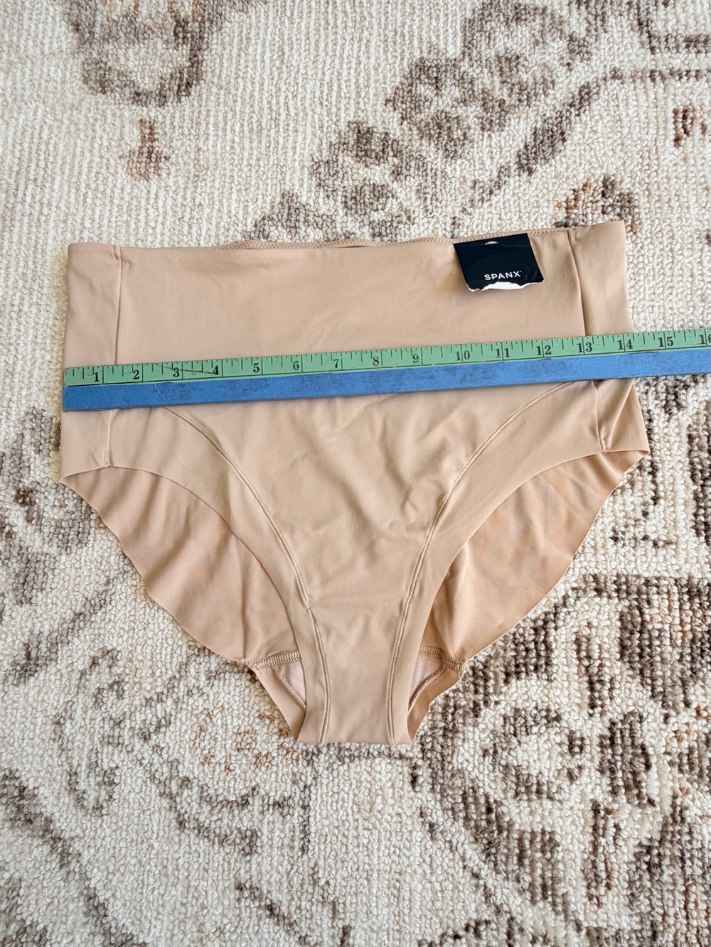 Lot of 3 SPANX Supersmooth Undie-tectable Hi-Leg Brief XL Champagne Beige 40157R - Picture 4 of 13
